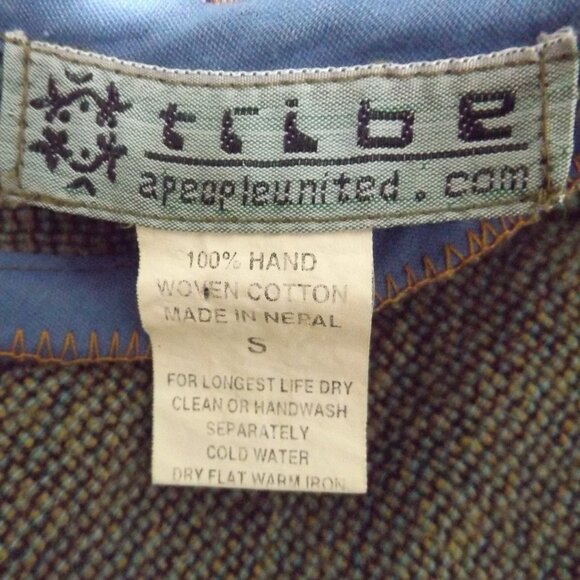 tribe OAK Hand Woven 2 Piece Top & Jacket S - Picture 15 of 15